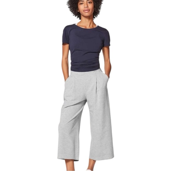 Lululemon Can You Feel The Pleat Crop Pants Size 6 - Picture 2 of 10